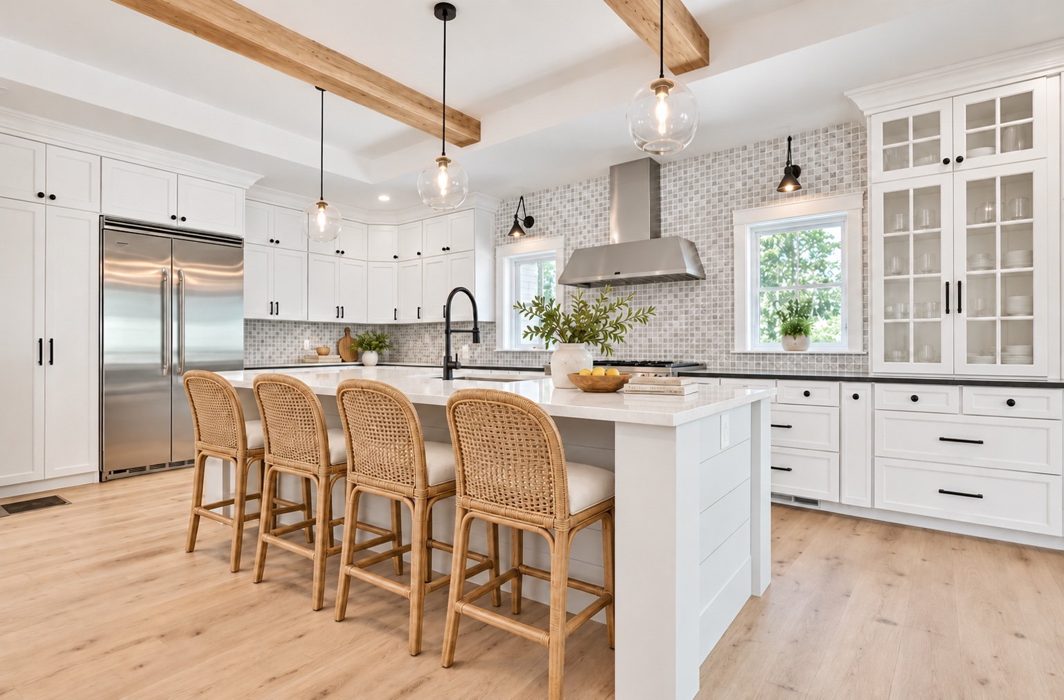 Custom kitchen by Knotline Construction